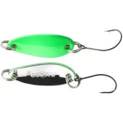 Mikado Indicator Mini Spoon 2.4cm / 1.5G - Fluo Green And Silver
