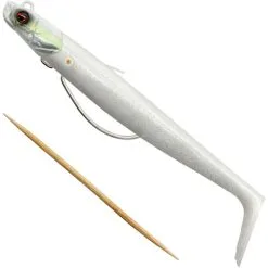 Savage Gear Sandeel V2 Wl 11.5Cm 22G Sinking White Pearl Silver 2 + 1